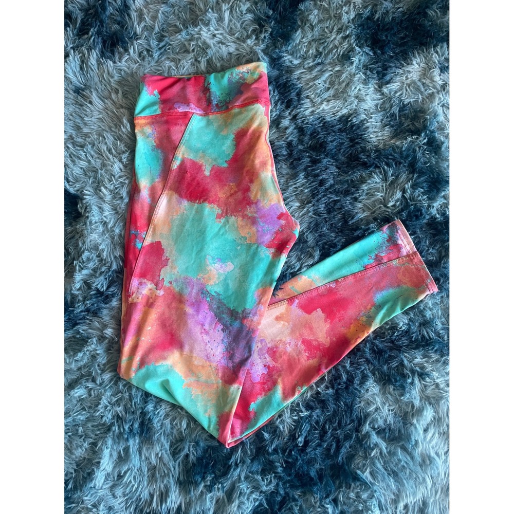 ONeill 365 Activewear Leggings Multi Color Athletic‎ Workout Pants Womens L